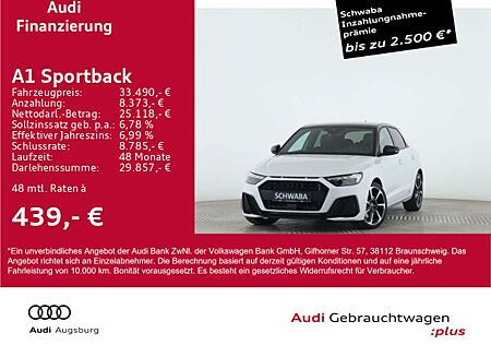 Audi A1 2x S line 40 TFSI S tr. *ACC*LED*18