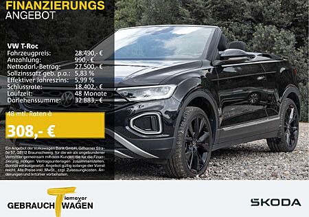 VW T-Roc Volkswagen Cabrio 1.0 TSI BLACK STYLE LM19 NAVI ST.HE