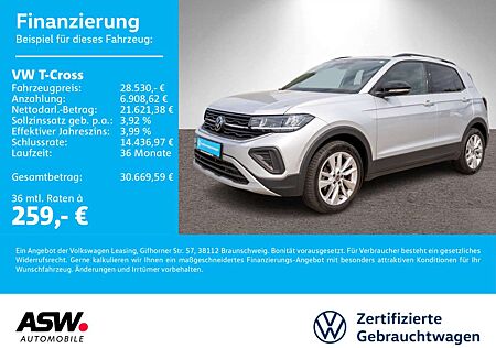 VW T-Cross Volkswagen Goal 1.0TSI DSG LED Navi PDC ACC SHZ AHK