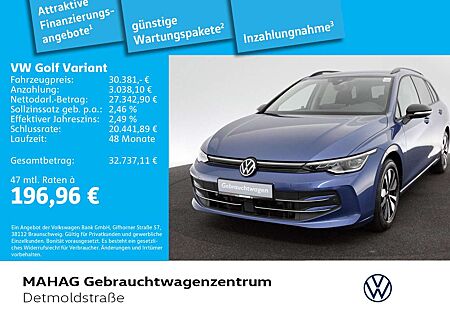 VW Golf Variant Volkswagen Golf VIII Variant 2.0 TDI GOAL Navi IQ.LIGHT AHK