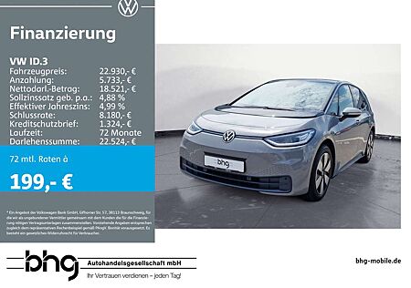 VW ID.3 Volkswagen Pro Family