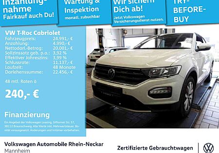 VW T-Roc Volkswagen 1.5 TSI Style DSG Navi PDC Klima