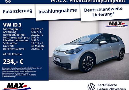 VW ID.3 Volkswagen Pro Performance LED+KAMERA+AUGM HUD+DCP+ACC