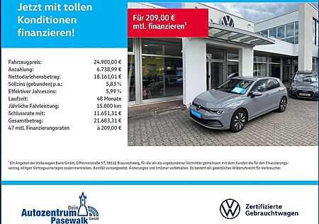 VW Golf Volkswagen 8 CD 2.0 TDI Life 6-Gang