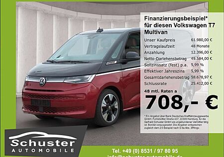VW T7 Multivan Volkswagen LÜ Style TDI*AHK Panodach Sitzbelüft