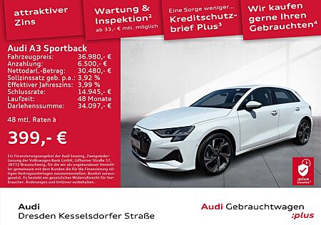 Audi A3 35 TFSI avanced AHZV LED Navi Kamer