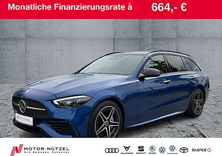 Mercedes-Benz C 300 D T 2xAMG LED+NAV+ACC+4xSHZ+360°+AHK+18"
