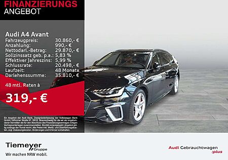 Audi A4 40 TFSI S LINE LM19 PANO LEDER MATRIX