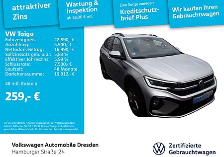 VW Taigo Volkswagen R-Line 1.0 TSI DSG LED KAMERA APP TRAVEL