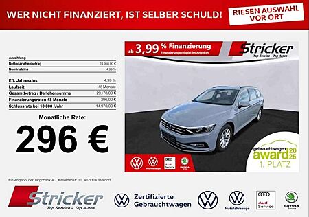 VW Passat Variant Volkswagen Business 2.0TDI DSG 296,-ohne Anzahlung IQ.Light