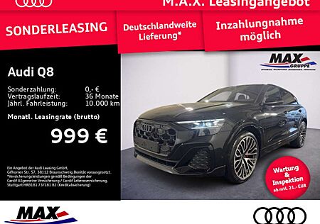 Audi Q8 50 TDI S-LINE+PANO+AHK+SITZBEL+MEMORY+B&O+HUD