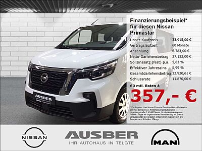 Nissan Primastar Kombi 8Sitzer L1H1 2,8t Tekna Automatik 1Schiebetü