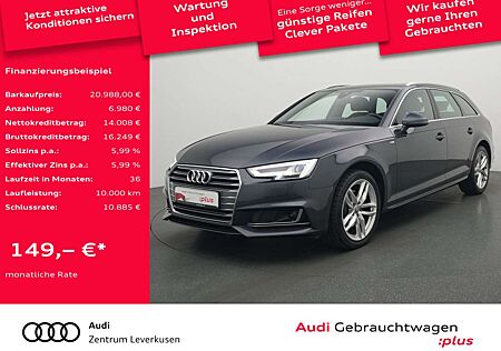 Audi A4 S TRON LEDER LED SHZ NAVI KLIMA PANO