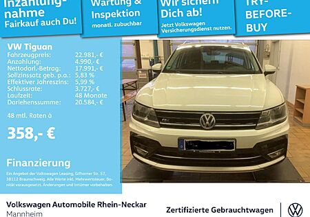 VW Tiguan Volkswagen 1.4 TSI Sound R-Line Kamera Navi LED App-