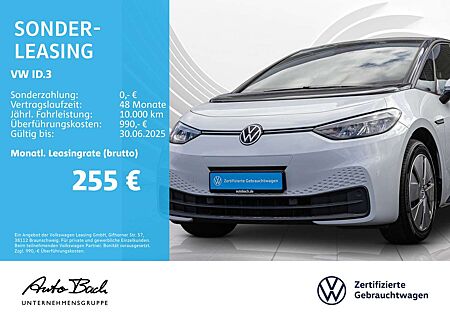VW ID.3 Volkswagen Pure Performance Automatik, Navi, LED, App-