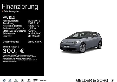 VW ID.3 Volkswagen Pro Performance Life Navi*connect*DAB*ACC*