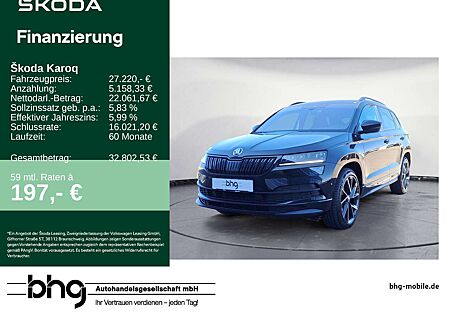 Skoda Karoq 2.0 TSI DSG 4x4 Sportline Navi Pano ACC