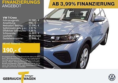 VW T-Cross Volkswagen 1.0 TSI DSG LIFE SITZH PDC CLIMATRONIC A