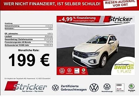 VW T-Roc Volkswagen Life 1.5TSI DSG 199,-ohne Anzahlung Navi AHK Sit