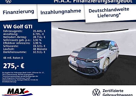 VW Golf GTI Volkswagen Golf VIII GTI 2.0 TSI DSG IQ-LED+DCC+PANO+HUD+