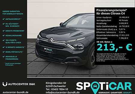 Citroën C4 Citroen PureTech 130 EAT8 PLUS Navi Kältepaket Rückfahrkam