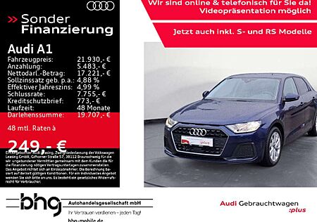 Audi A1 25 TFSI Sportback S tronic advanced