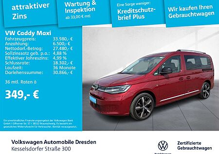 VW Caddy Volkswagen 2.0 TDI DSG Style ACC AHZV LED Navi