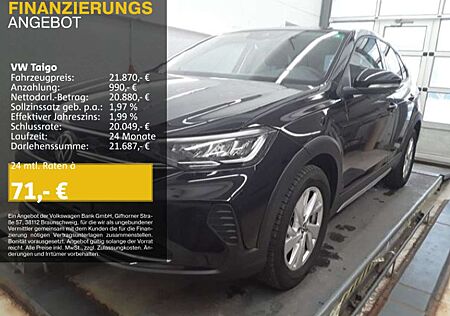 VW Taigo Volkswagen 1.0 TSI LIFE PANO AHK LED VIRTUAL