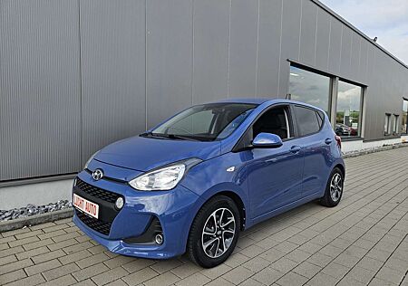 Hyundai i10 blue/Scheckheftgepflegt/Navi/Lenkradheizung/klima/