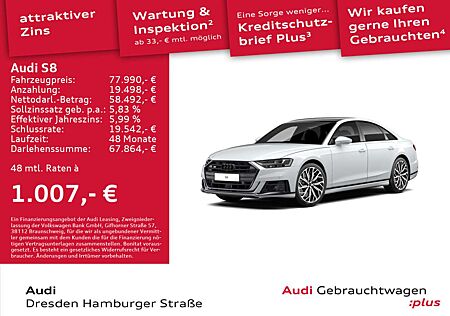 Audi S8 4.0TFSI quattro Matrix Panorama Standhz. AHZV