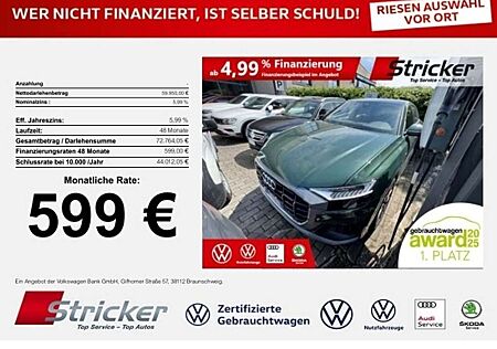 Audi Q8 S-Line 55TFSI 599,-ohne Anzahlung B&O Luft Matrix