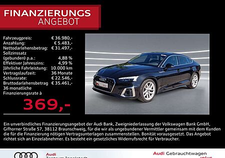Audi A5 Sportback 45 TFSI qu 2x S line MATRIX AHK ACC