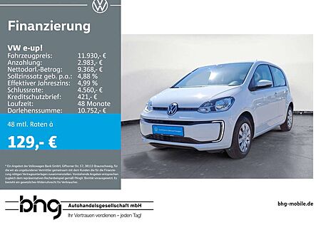 VW e-up! Volkswagen e-up! Automatik CCS-Ladedose Climatronic DAB+