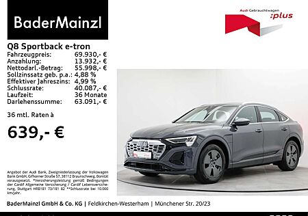 Audi Q8 e-tron Sportback 55 quattro S line AHK Matrix