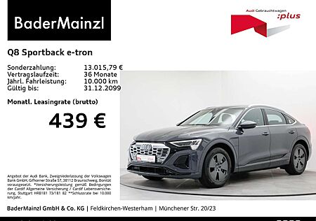 Audi Q8 e-tron Sportback 55 quattro S line AHK Matrix