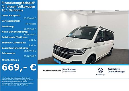 VW T6 Volkswagen .1 California 4M TDI Beach Camper Edition 4Motion 2.0 DSG Markis