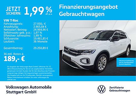 VW T-Roc Volkswagen Style 1.5 TSI DSG Navi LED AHK ACC SHZ