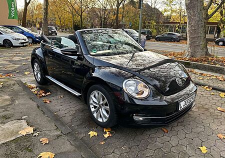 VW Beetle Volkswagen Cabriolet Design-Leder-Navi-Klima