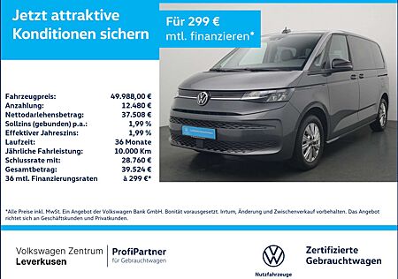 VW T7 Multivan Volkswagen Life 7-SITZE AHK NAVI KAM VIS A V