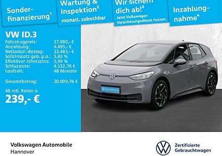 VW ID.3 Volkswagen Pure Performance City Navi LED ACC PDC SHZ