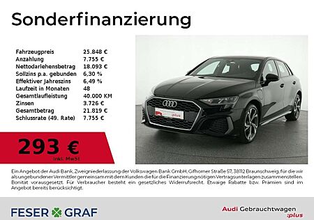 Audi A3 40 TFSI e S tronic S Line Int Navi,Leder,Sportsitz