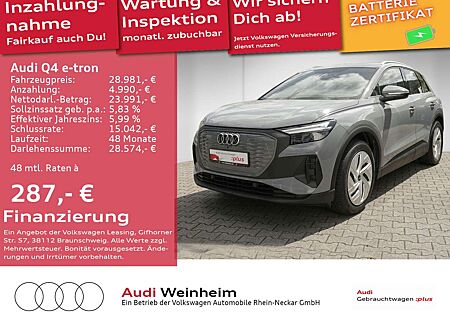 Audi Q4 e-tron 35 LED Automatik MMI Klima-Paket uvm