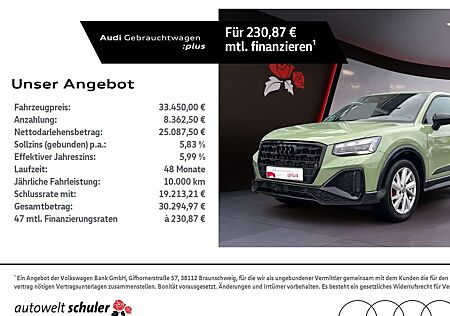 Audi Q2 35 1.5 TFSI S-tronic Edition One Navi RFK SONOS M