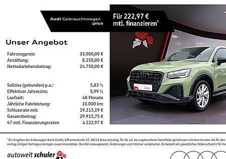 Audi Q2 35 1.5 TFSI S-tronic Edition One Navi RFK SONOS M