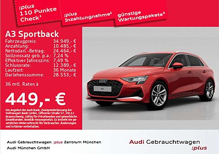 Audi A3 30 TFSI S tronic advanced AHK/Virtu
