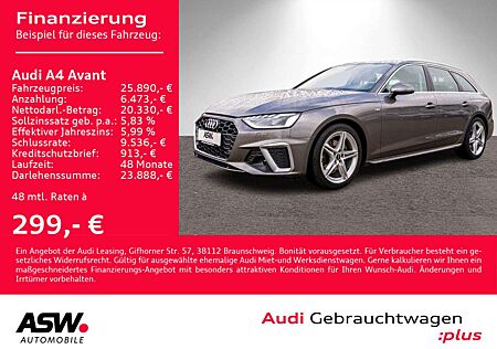 Audi A4 S line 35 TFSI LED Navi PDC v/h SHZ VC