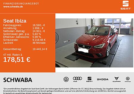 Seat Ibiza FR 1.0 TSI LED*VIRTUAL*NAV*Beats*R-KAM*17"