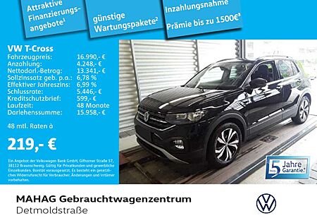 VW T-Cross Volkswagen 1.0 TSI LIFE DesignBlack Navi ACC BlindS