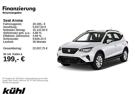 Seat Arona 1.0 TSI DSG Style LED Kamera App