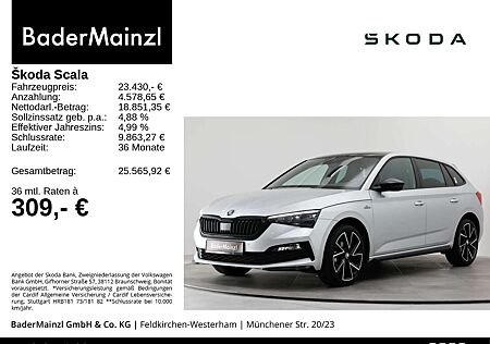 Skoda Scala 1.5 TSI DSG Monte Carlo Pano SHZ Virtual